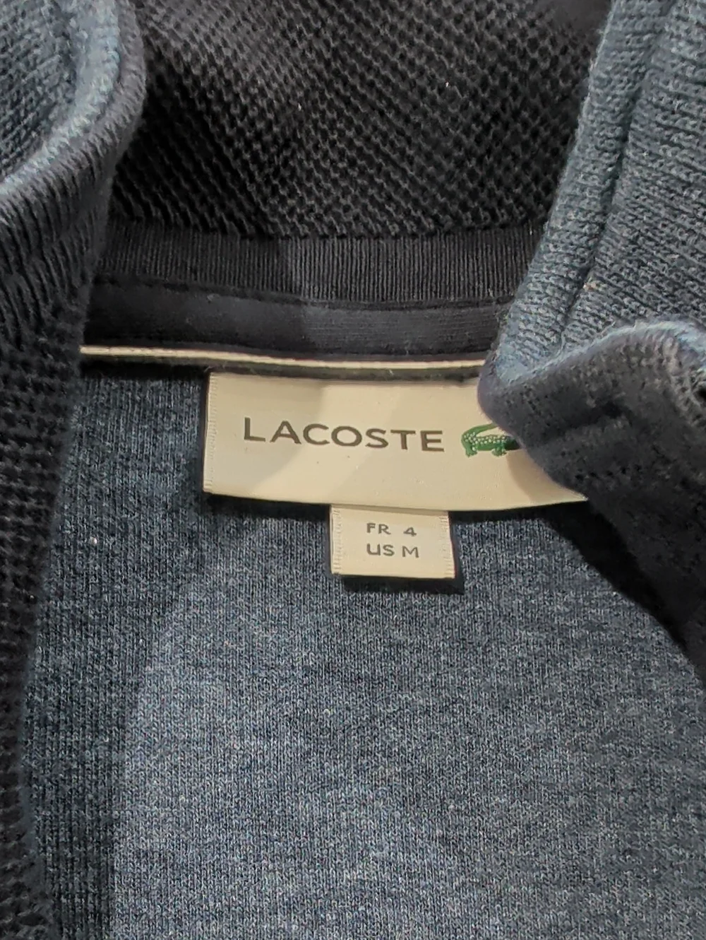 Lacoste Men's Quarter-Zip Sweater - Blue
